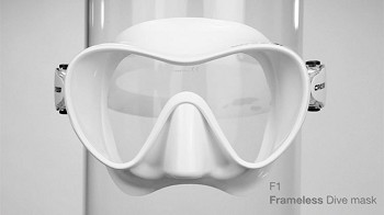 Cressi F1, Scuba Diving Snorkeling Frameless Mask - Perfect Seal Silicone  Skirt - Cressi: Quality Since 1946